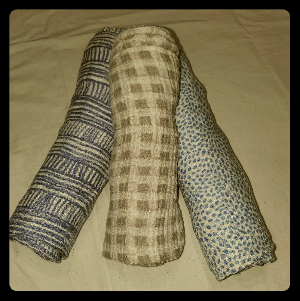ADEN + ANAIS Swaddle set of 3